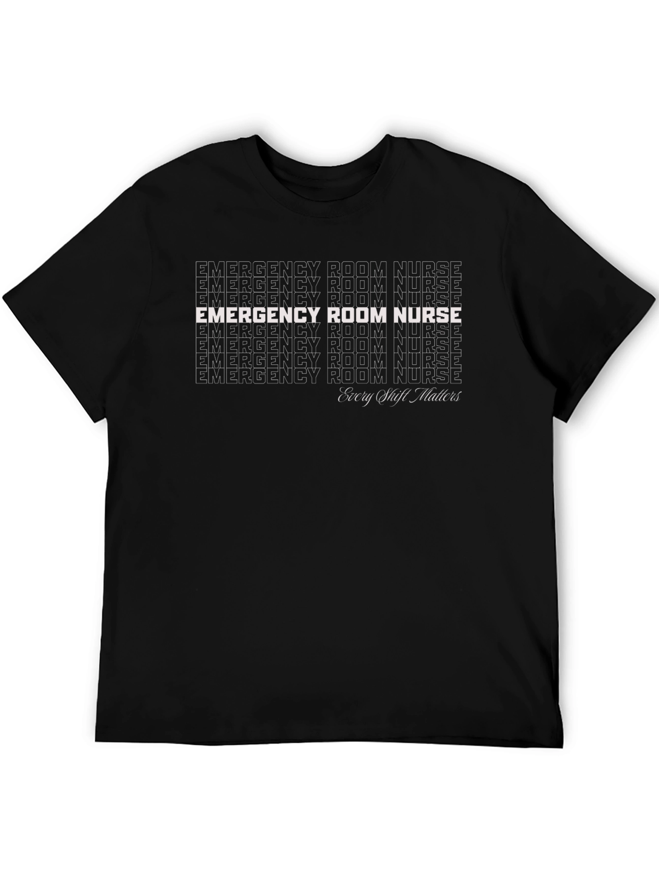 Emergency Room Nurse Graphic T-Shirt