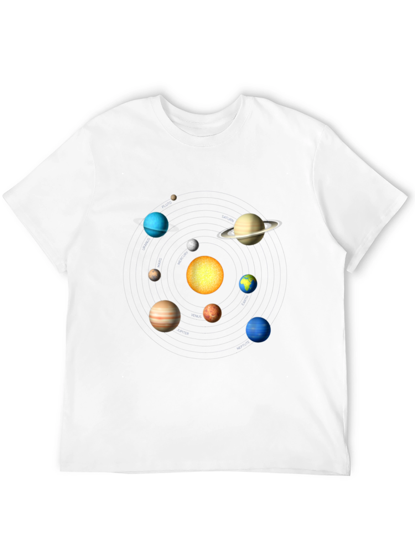 Planets Graphic T-Shirt - Space Enthusiast Tee