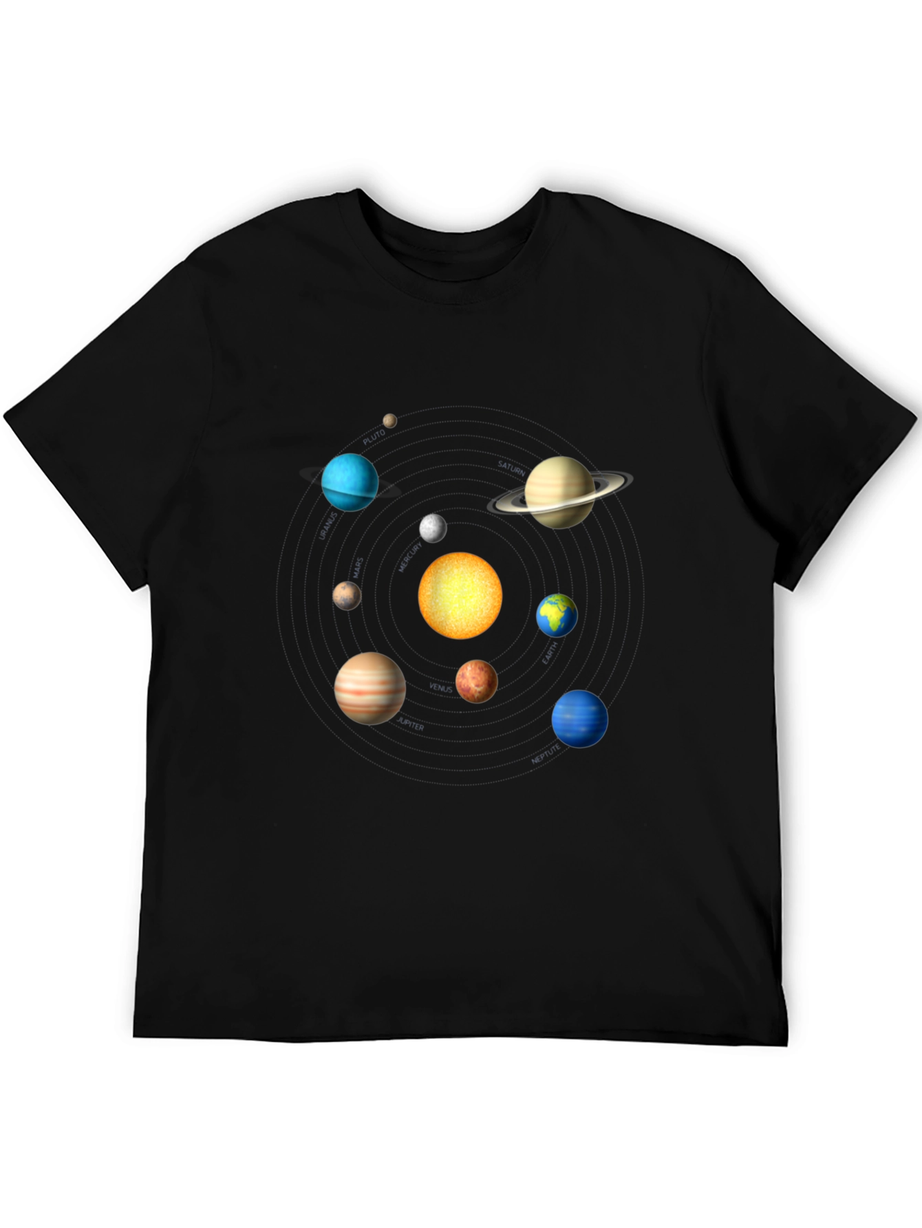 Planets Graphic T-Shirt - Space Enthusiast Tee