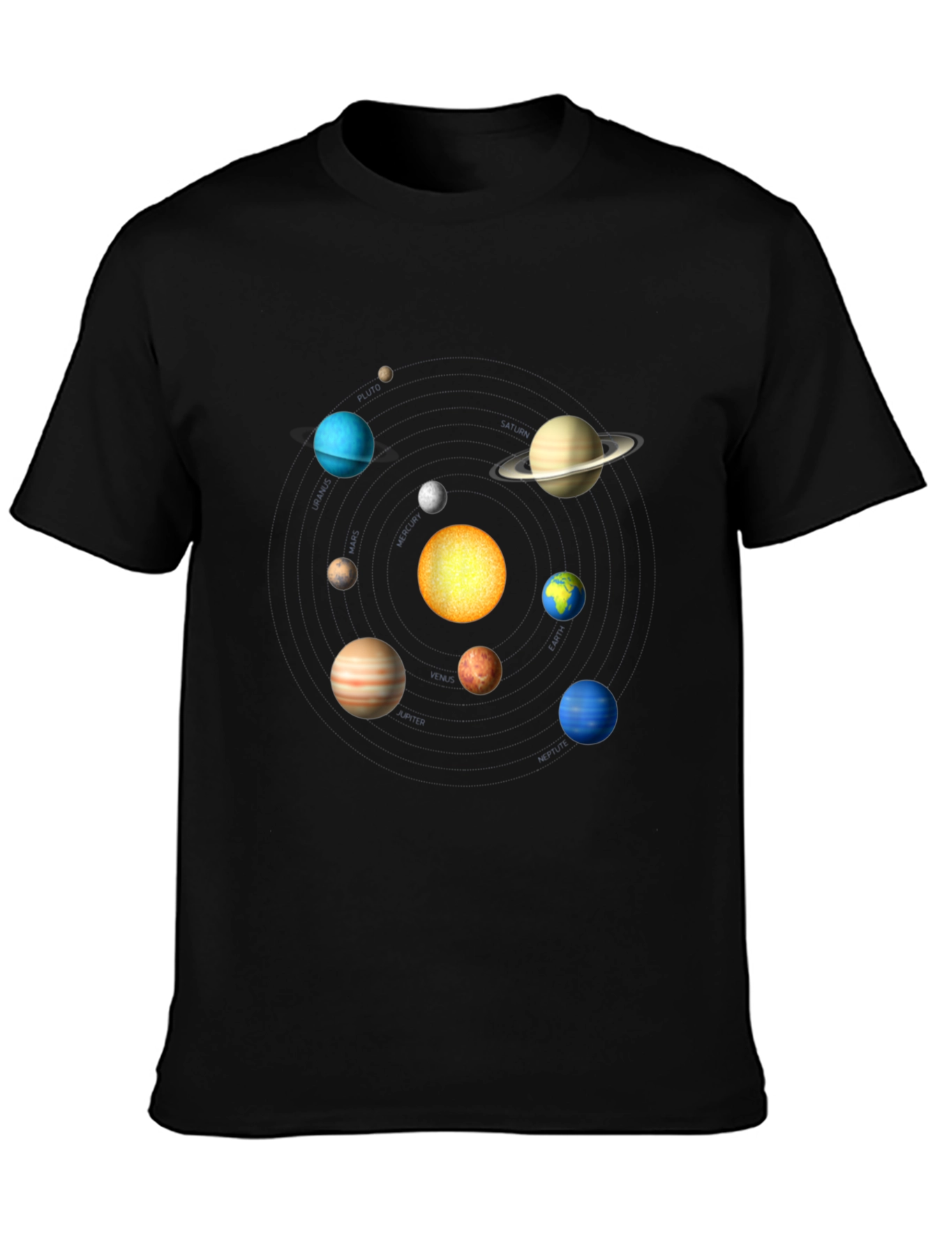 Planets Graphic T-Shirt - Space Enthusiast Tee
