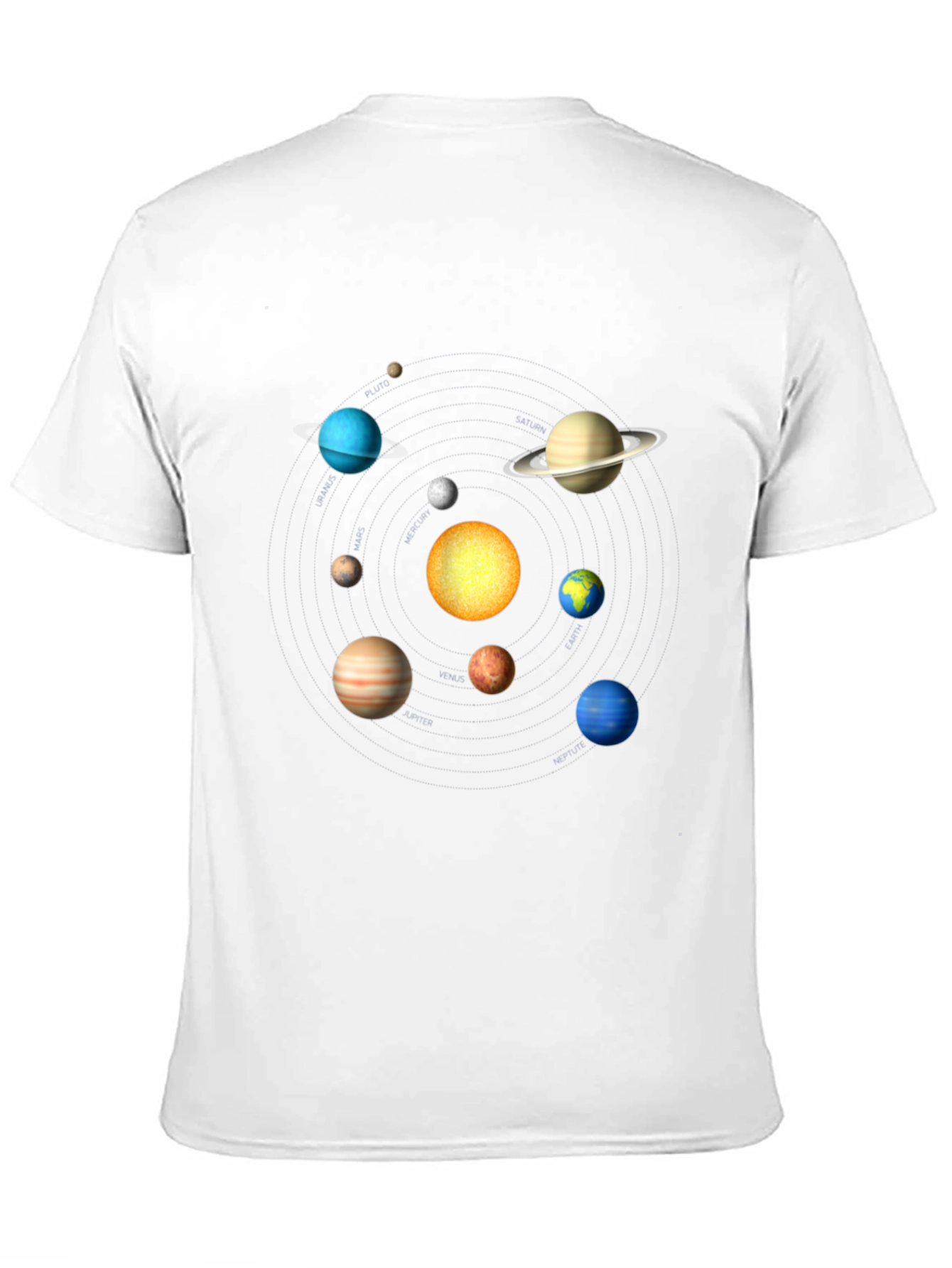 Planets Graphic T-Shirt - Space Enthusiast Tee