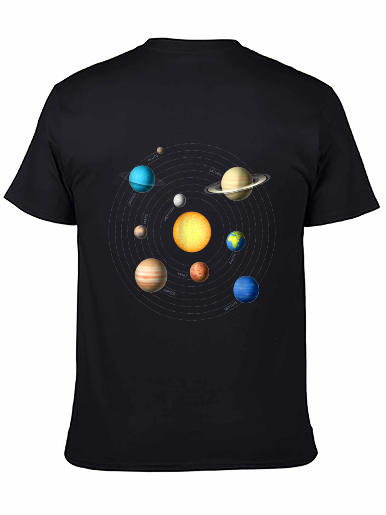 Planets Graphic T-Shirt - Space Enthusiast Tee