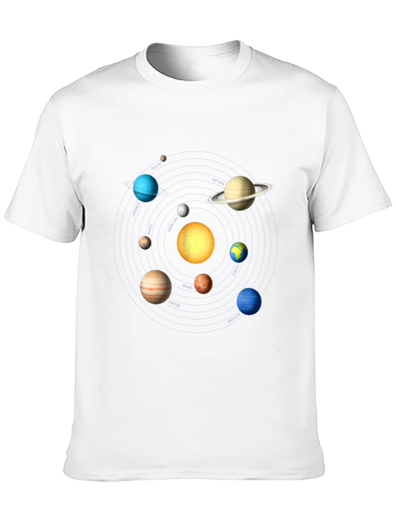 Planets Graphic T-Shirt - Space Enthusiast Tee