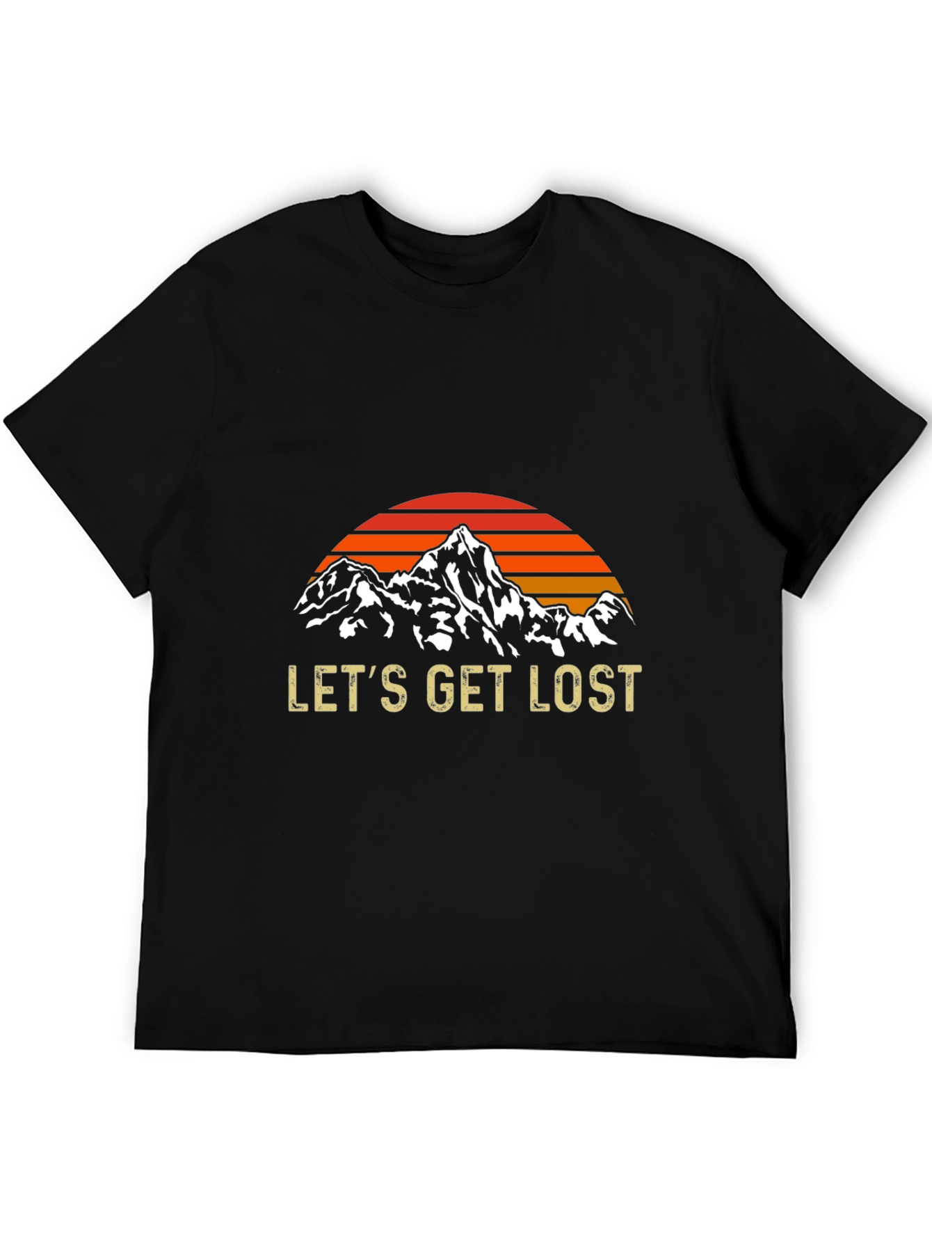 Lets Get Lost Mountain Graphic Tee