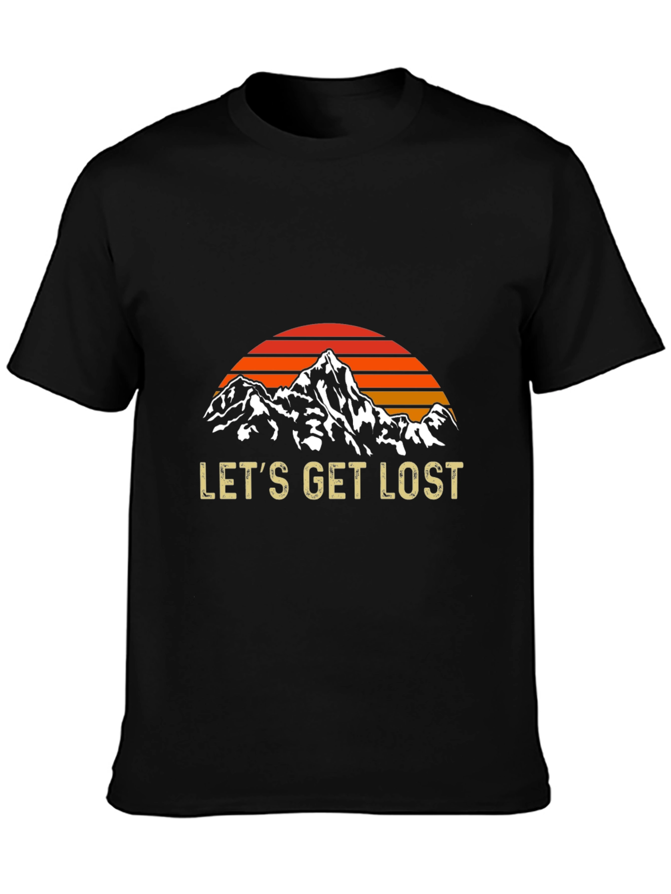 Lets Get Lost Mountain Graphic Tee