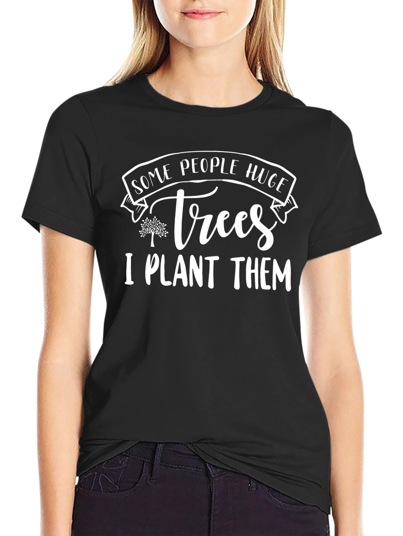 Plant Trees Graphic Tee - Mens Funny T-Shirt