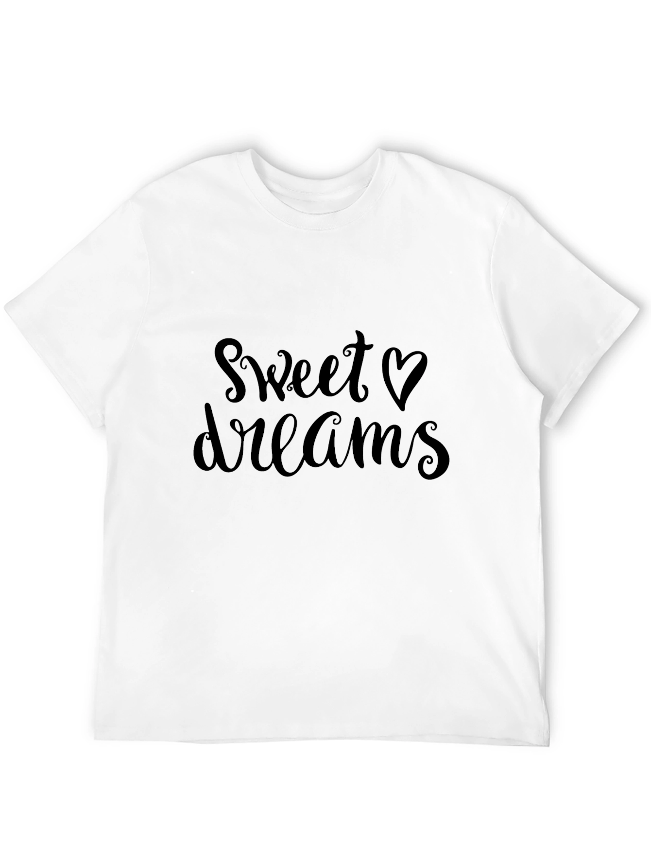 Sweet Dreams Black Graphic Tee - Stylish and Comfy