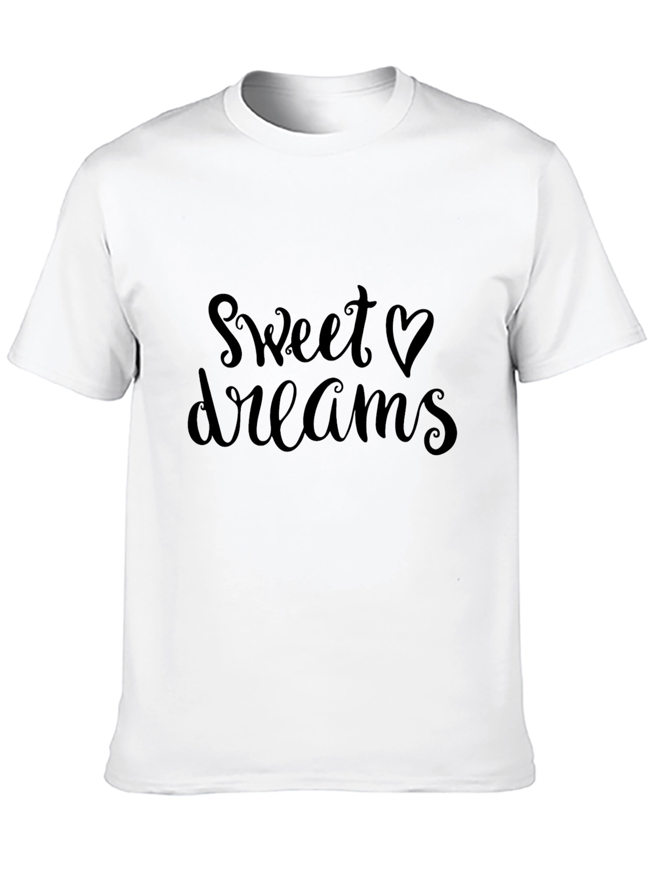 Sweet Dreams Black Graphic Tee - Stylish and Comfy