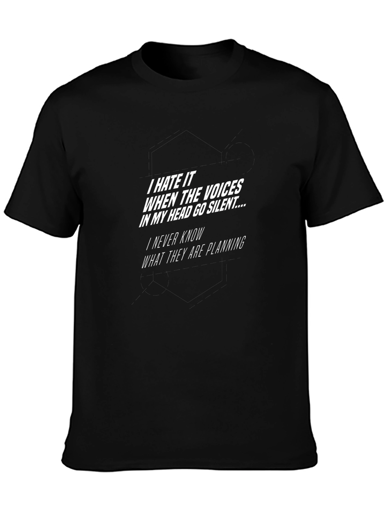 Humorous Graphic Tee - Silent Voices Planning