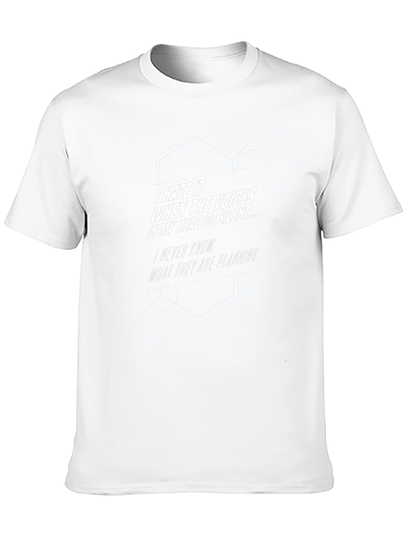 Humorous Graphic Tee - Silent Voices Planning