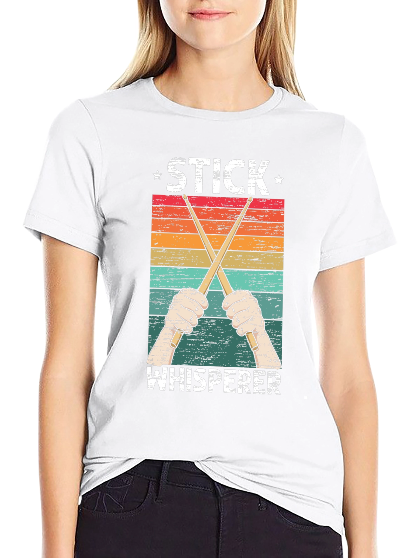 Stick Whisperer Drummer T-Shirt
