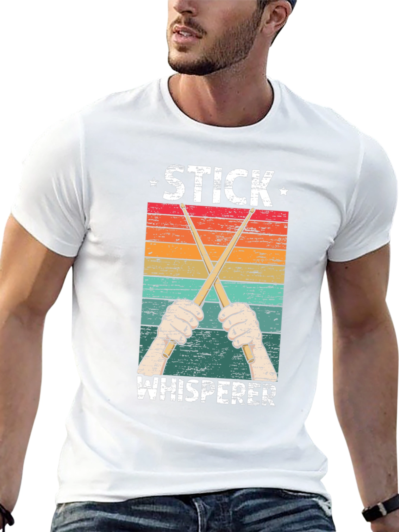 Stick Whisperer Drummer T-Shirt
