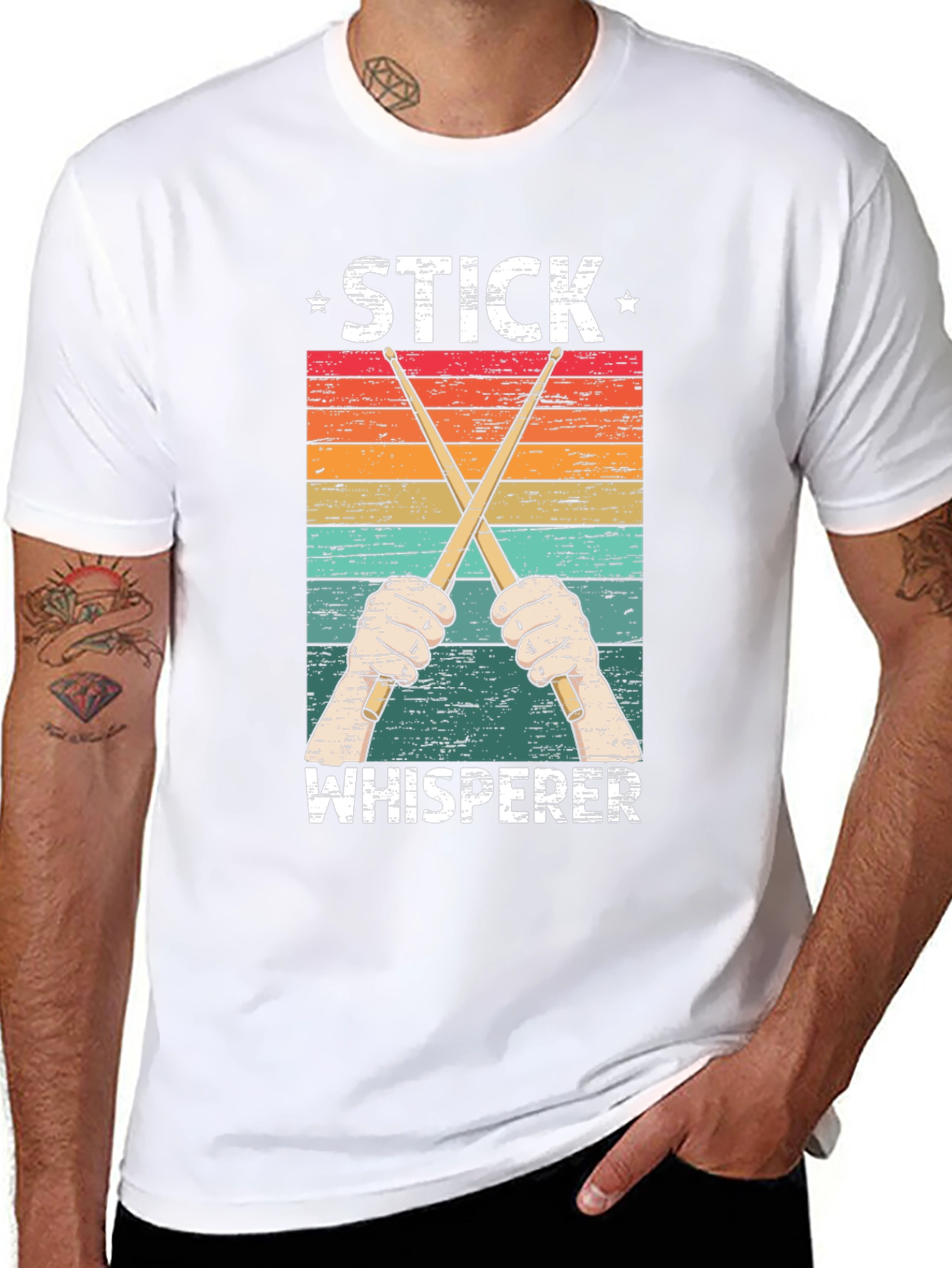 Stick Whisperer Drummer T-Shirt