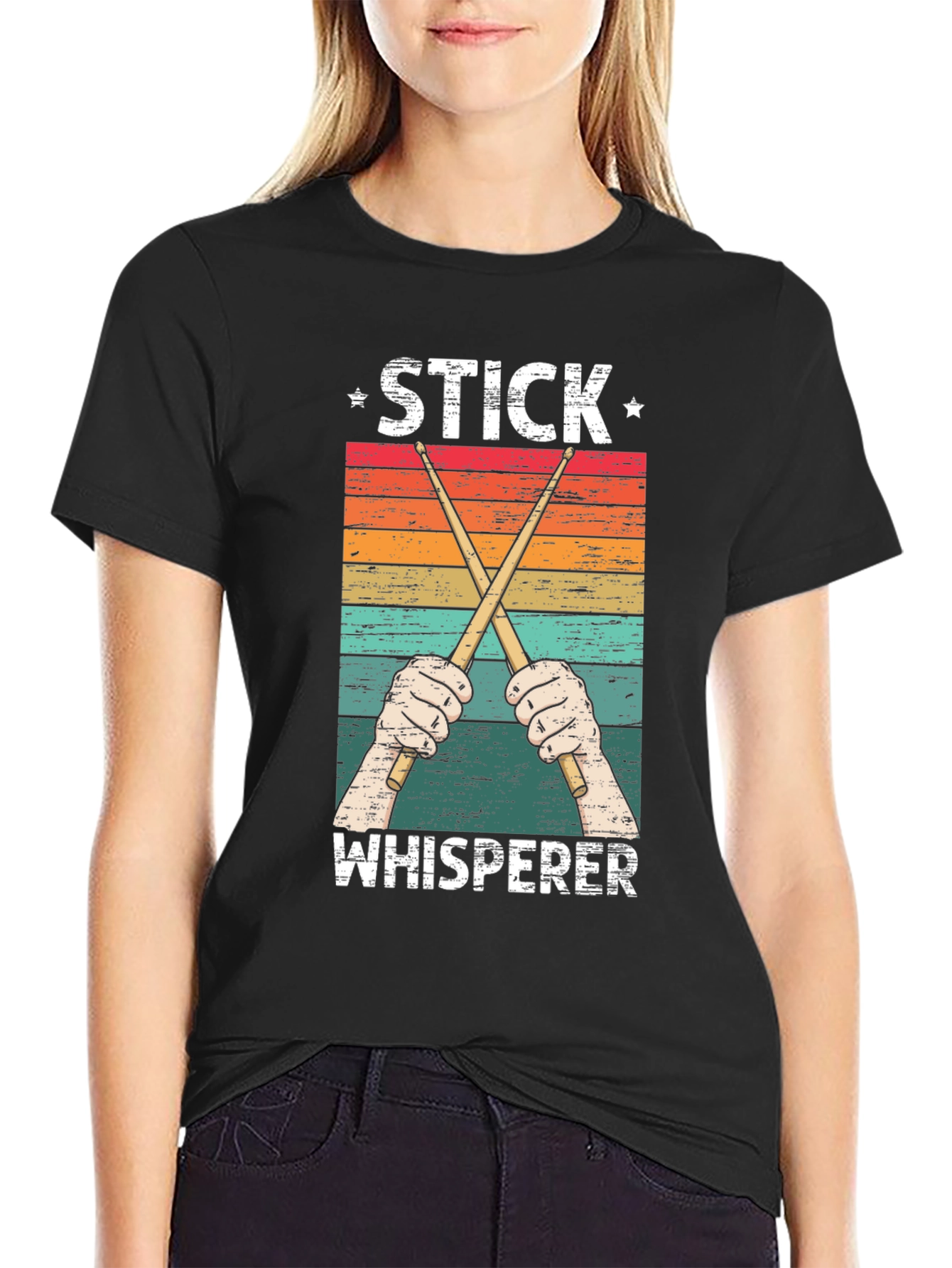 Stick Whisperer Drummer T-Shirt