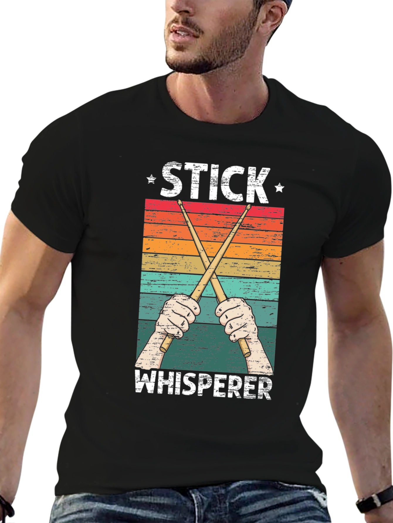 Stick Whisperer Drummer T-Shirt