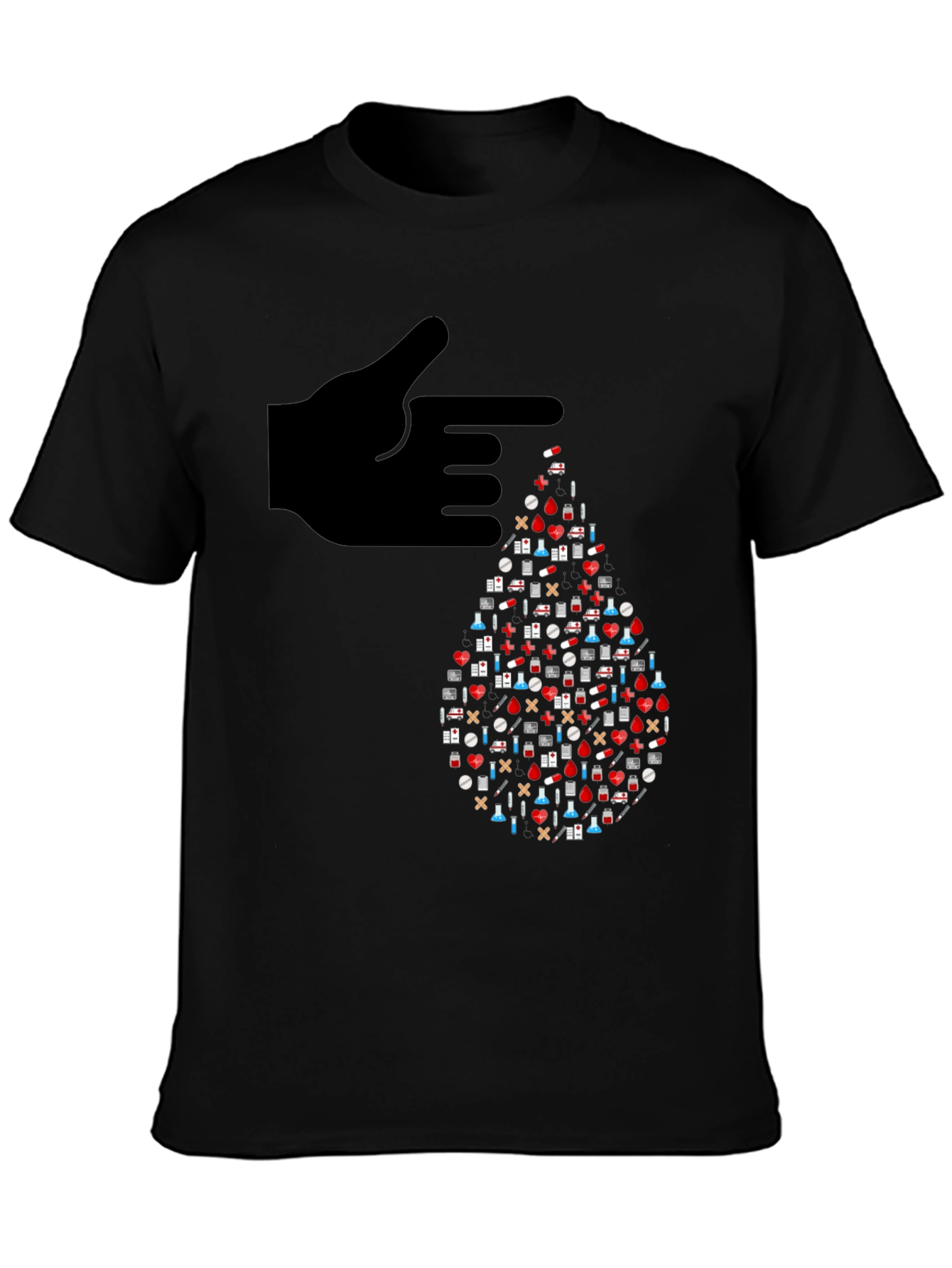 Healthcare Blood Drop T-Shirt