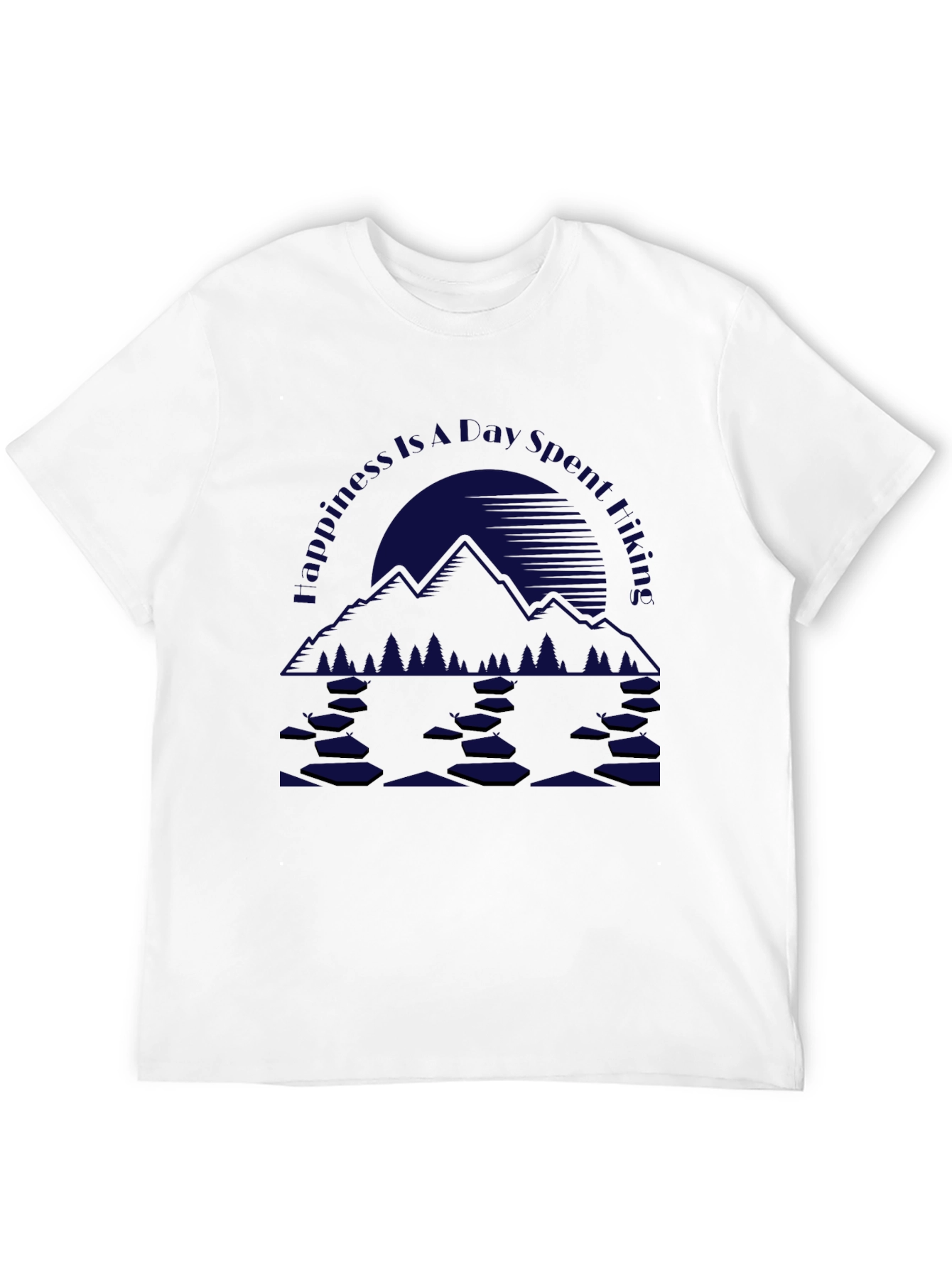 Mountain Hiking Graphic Tee - Nature Adventure Shirt