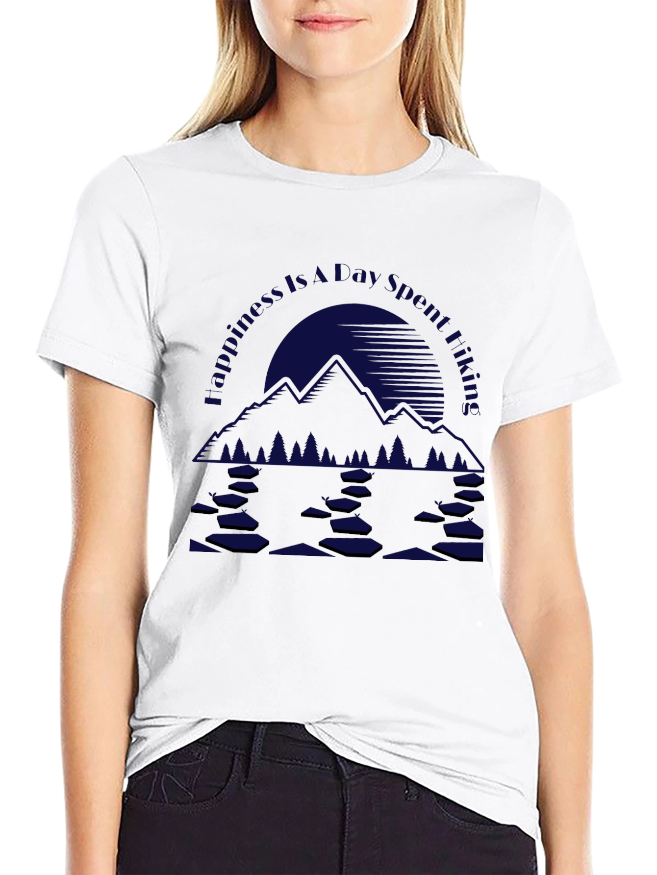 Mountain Hiking Graphic Tee - Nature Adventure Shirt