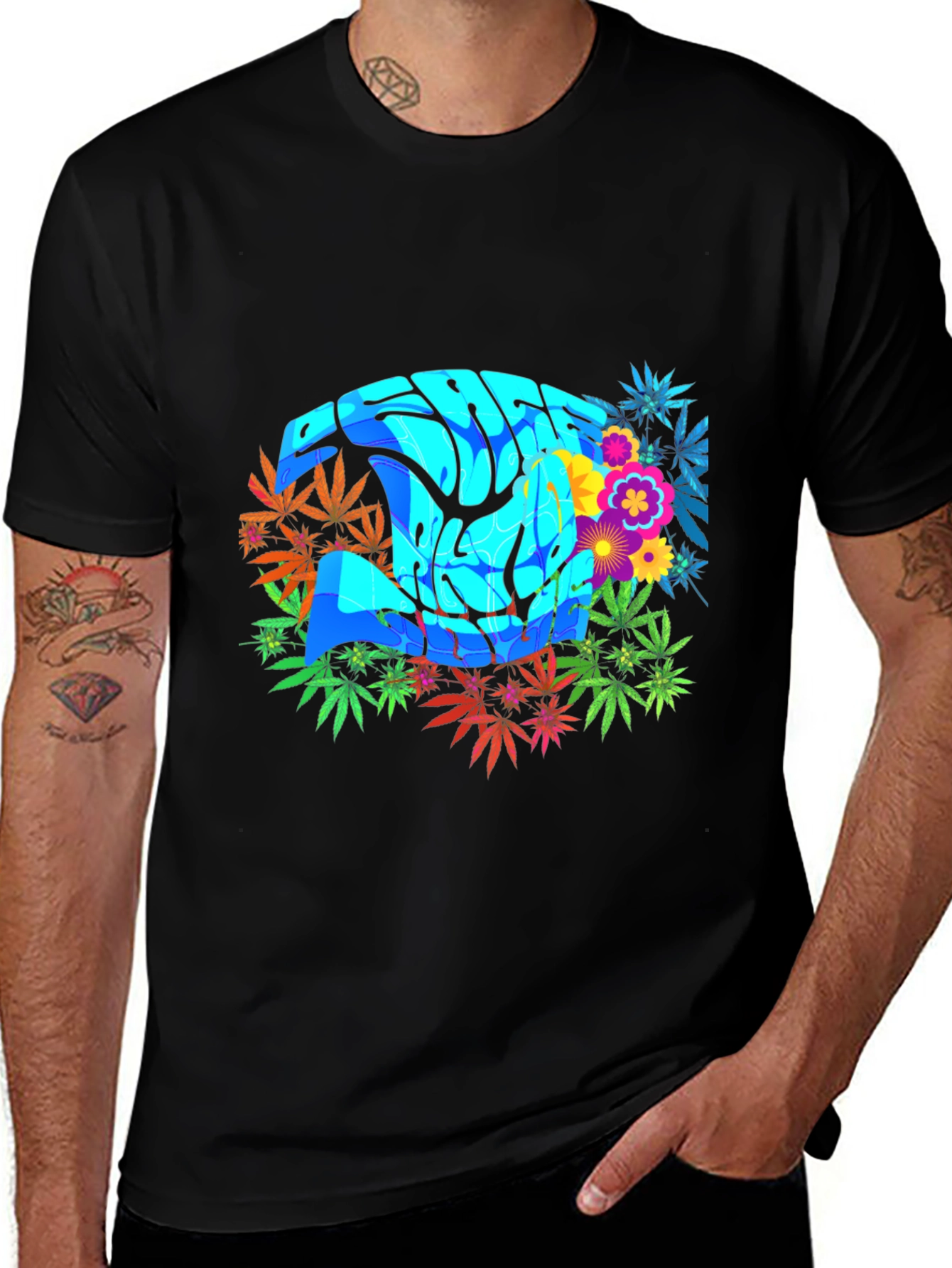 Psychedelic Cannabis T-Shirt