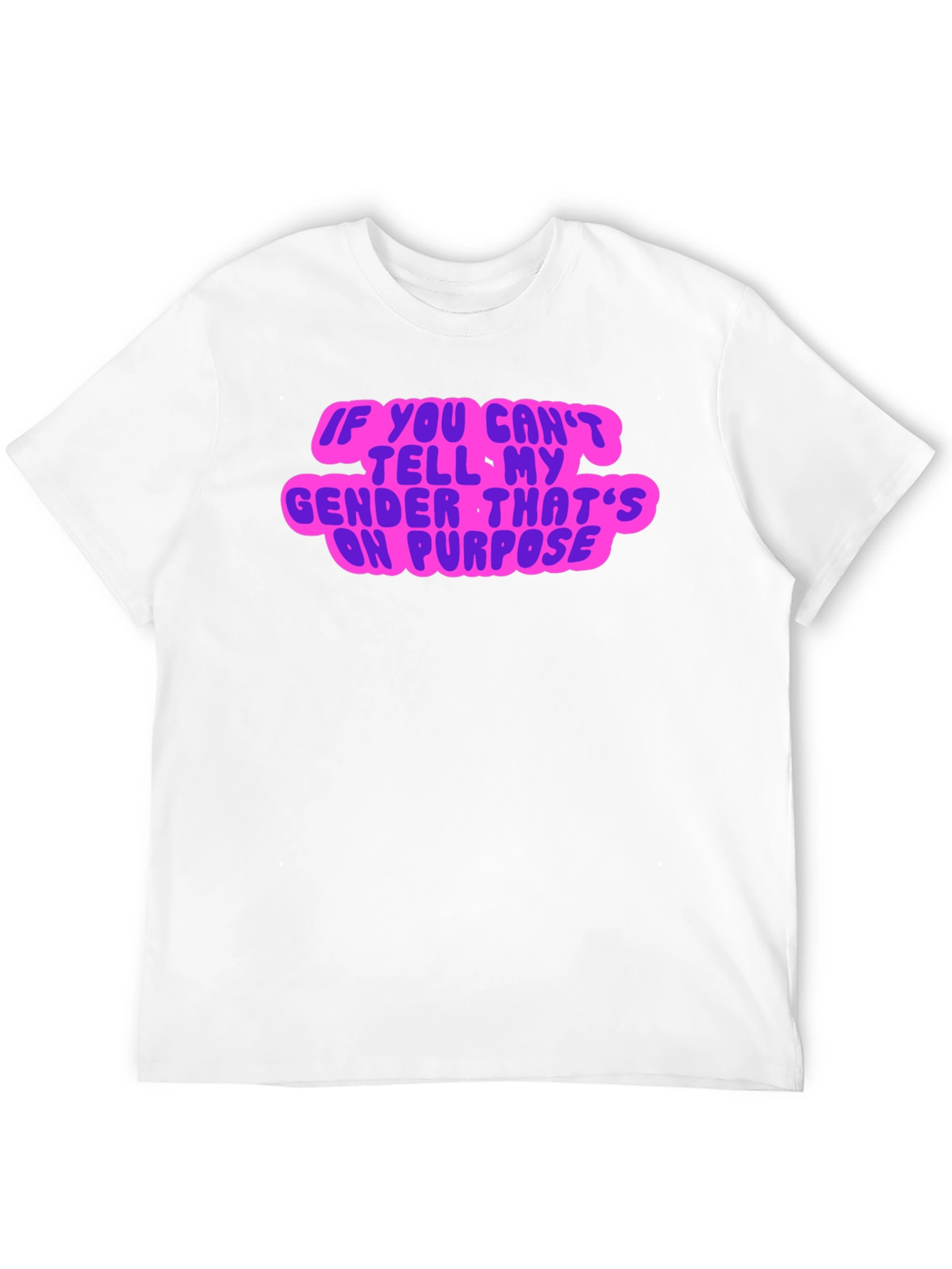 Gender Neutral Statement Tee - Black