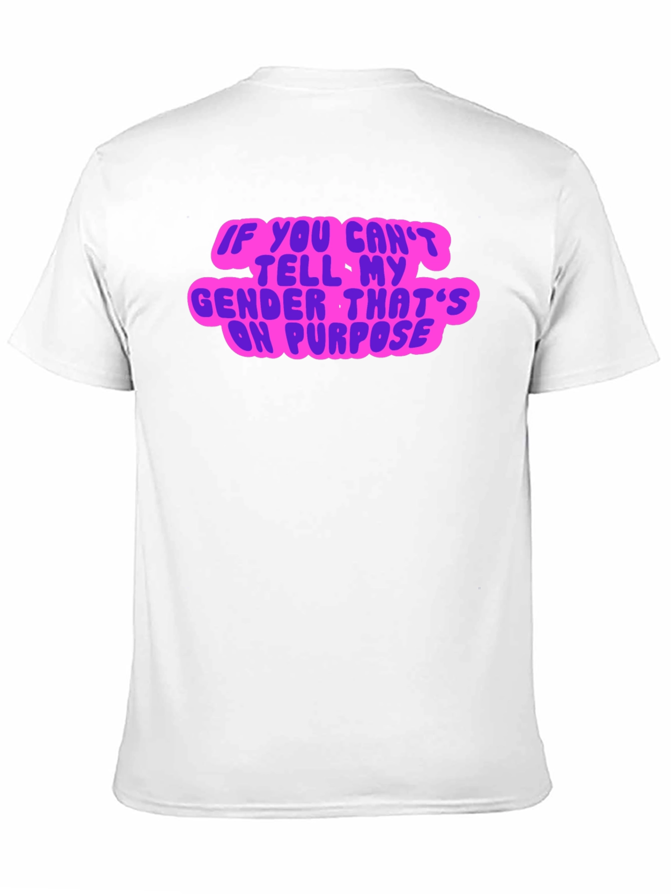 Gender Neutral Statement Tee - Black