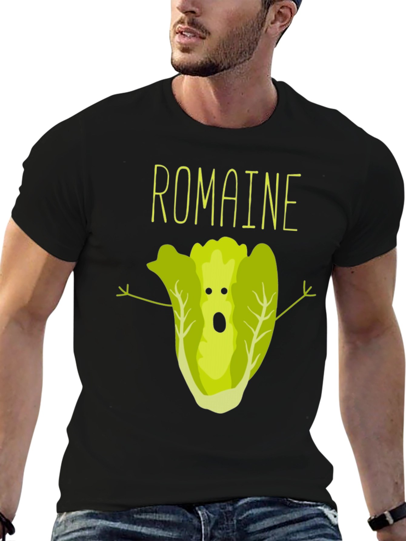 Romaine Lettuce Funny Vegan T-Shirt
