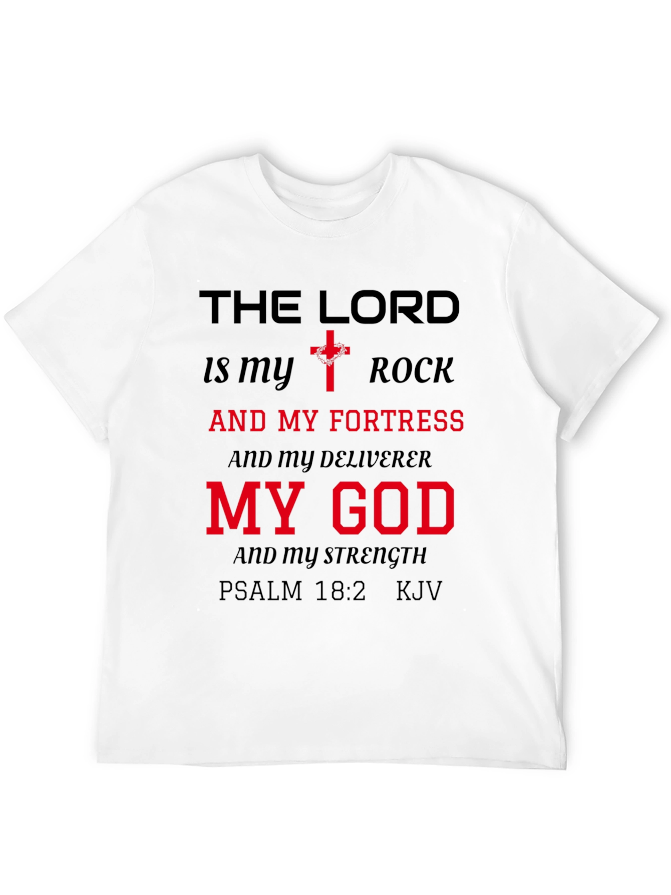 The Lord is My Rock Graphic T-Shirt