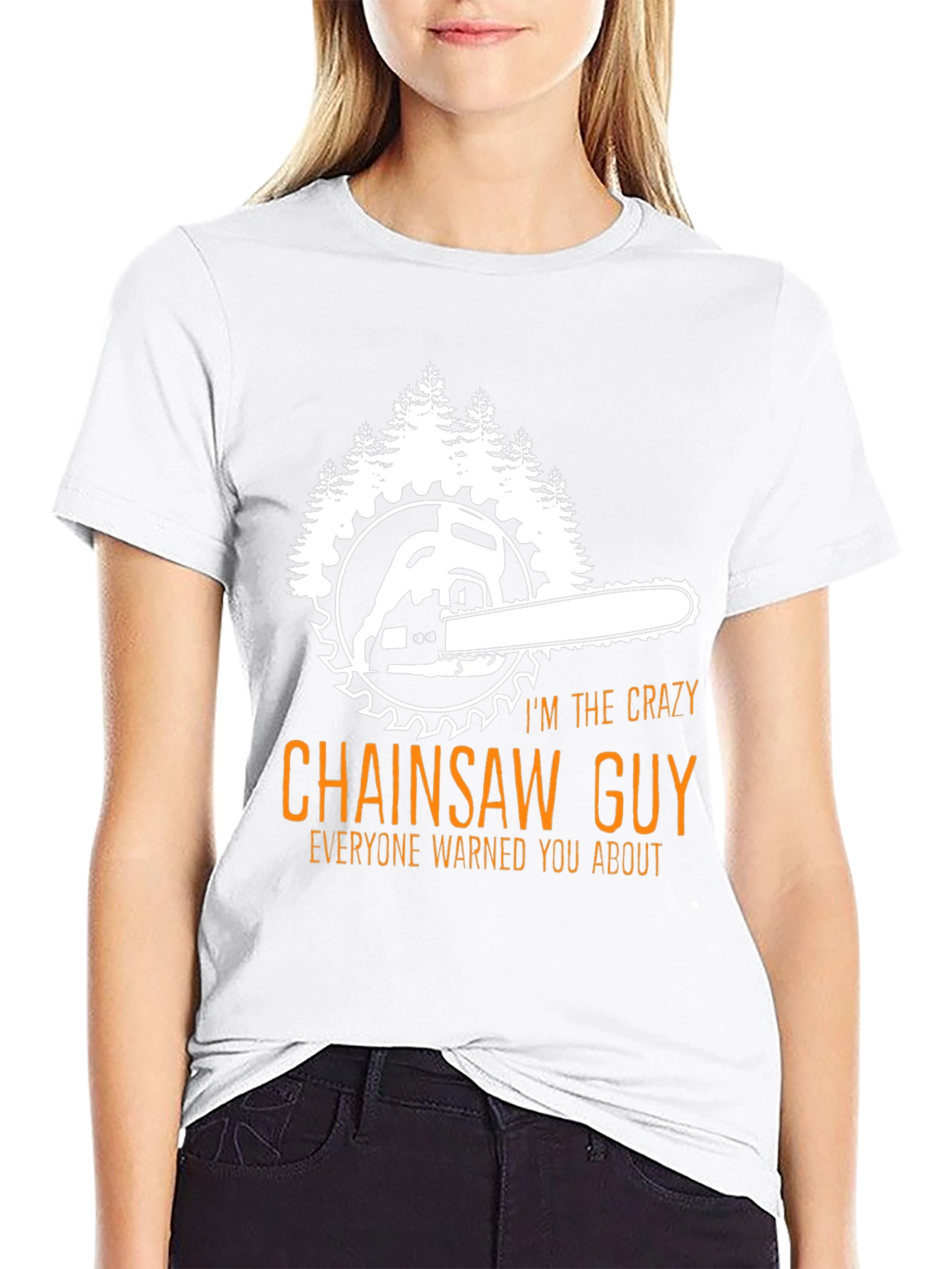 Crazy Chainsaw Guy T-Shirt - Lumberjack Apparel