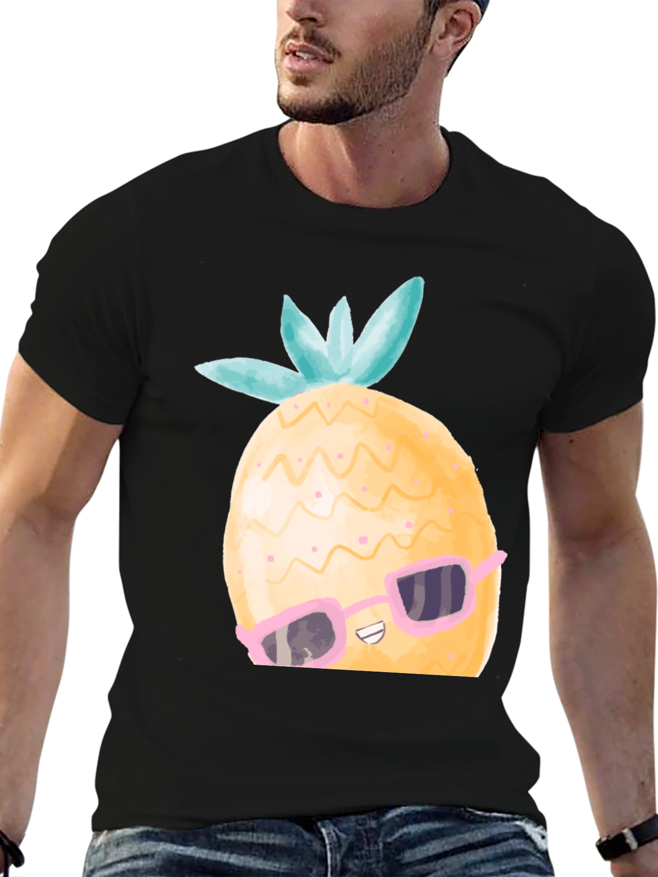 Cool Pineapple Graphic Tee