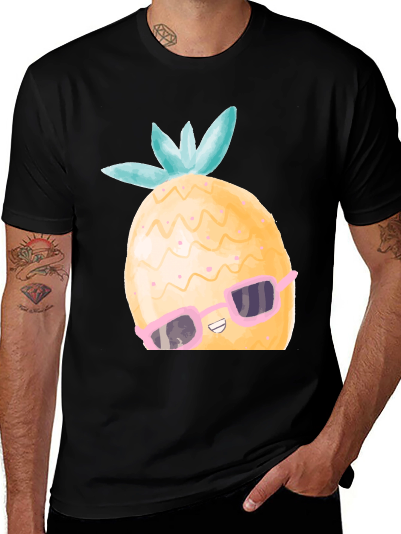 Cool Pineapple Graphic Tee