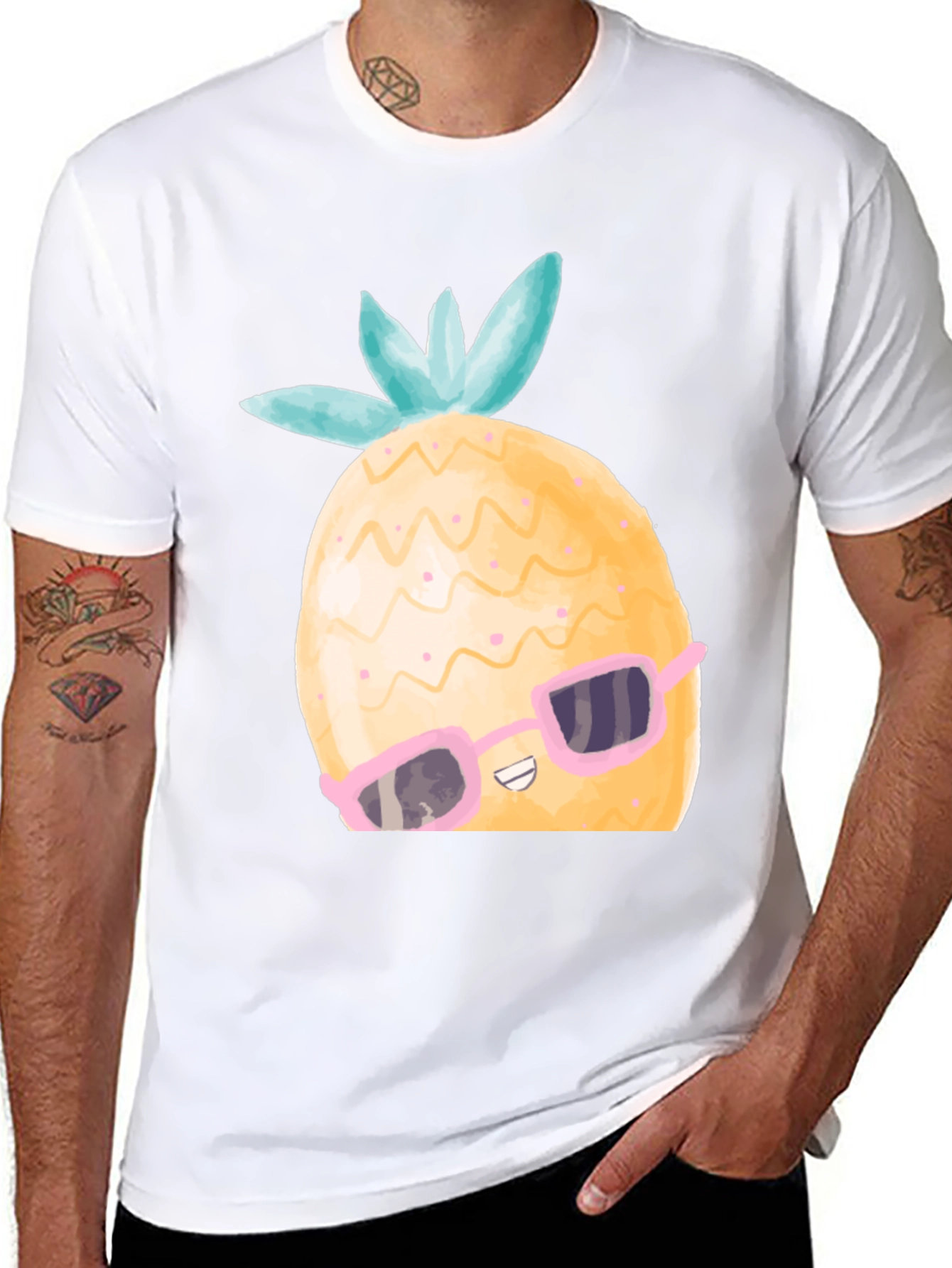 Cool Pineapple Graphic Tee
