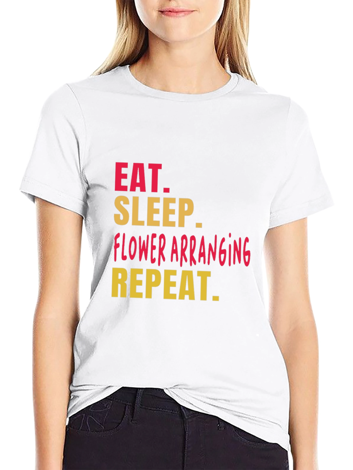 Eat Sleep Flower Arranging T-Shirt