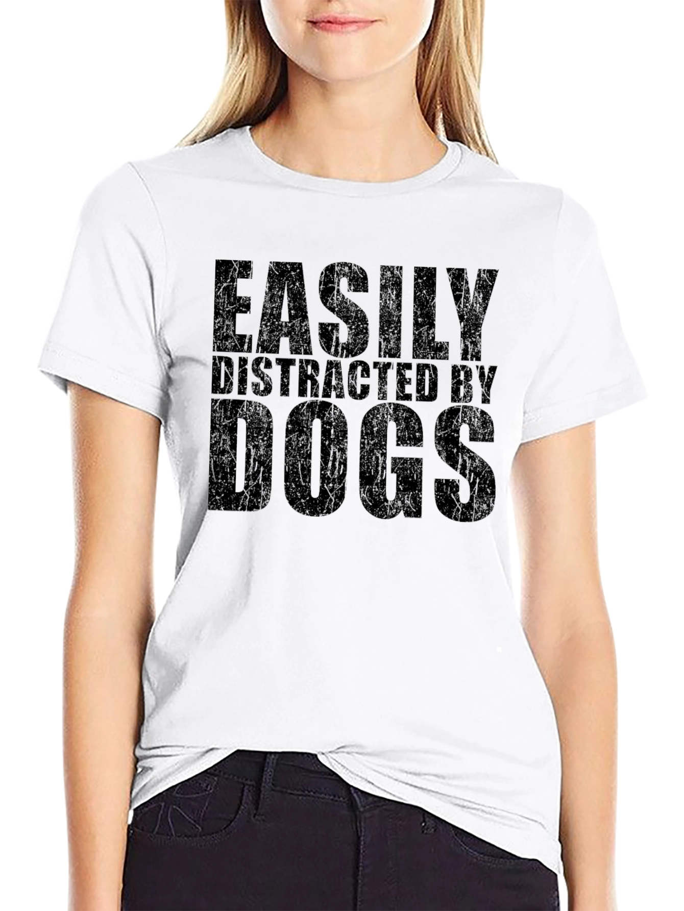 Easily Distracted By Dogs Graphic Tee
