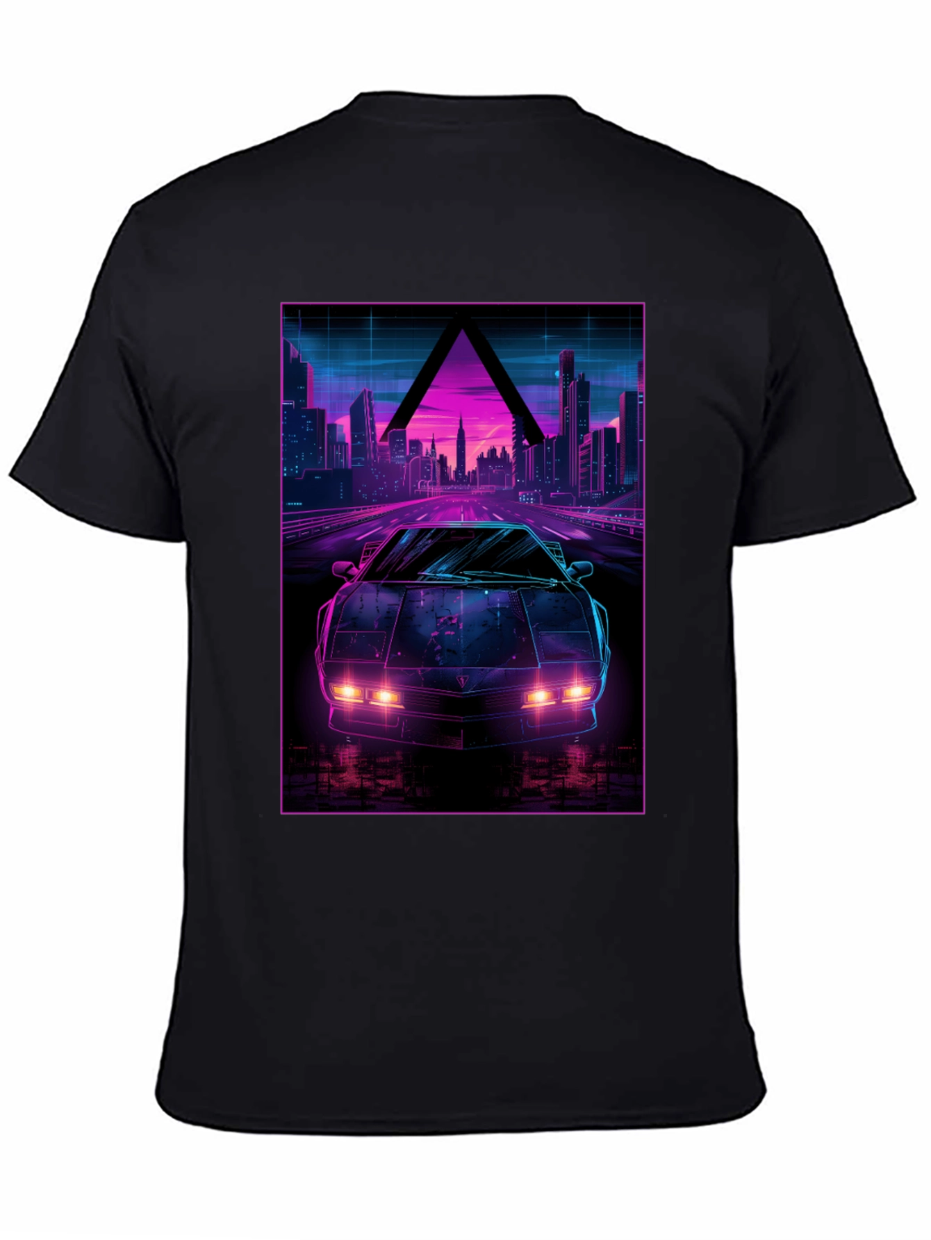 Retro Wave Synthwave Car T-Shirt