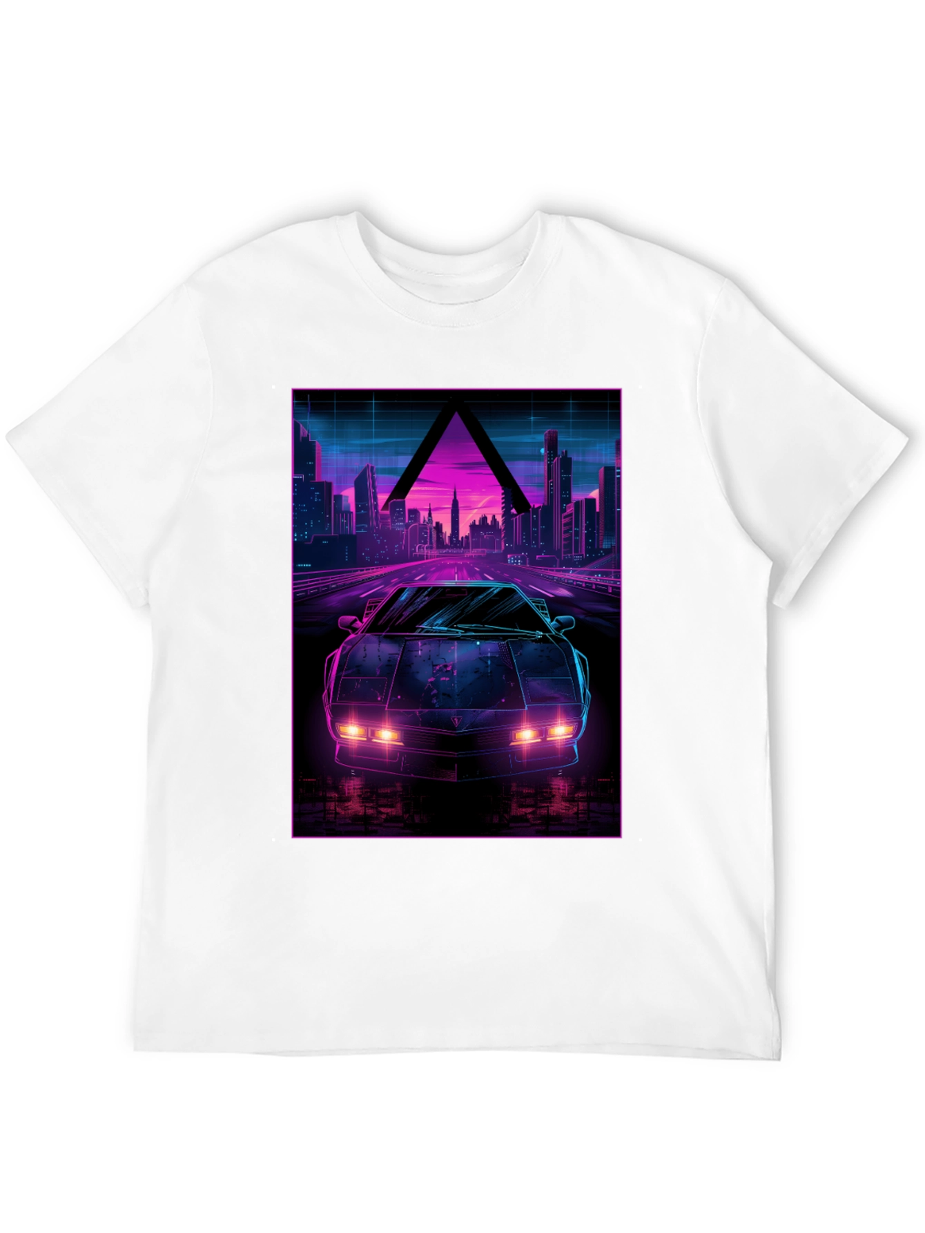 Retro Wave Synthwave Car T-Shirt