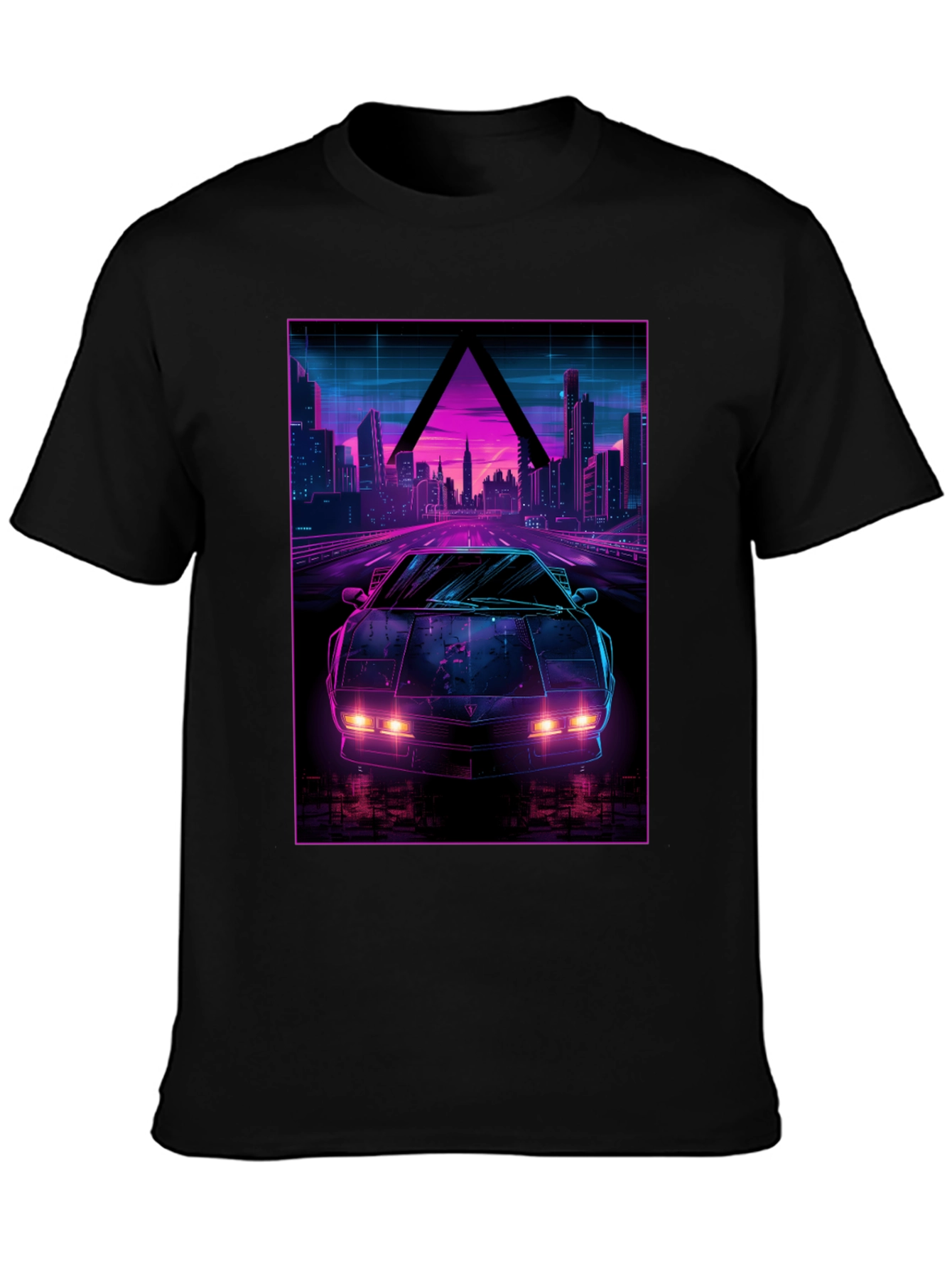 Retro Wave Synthwave Car T-Shirt