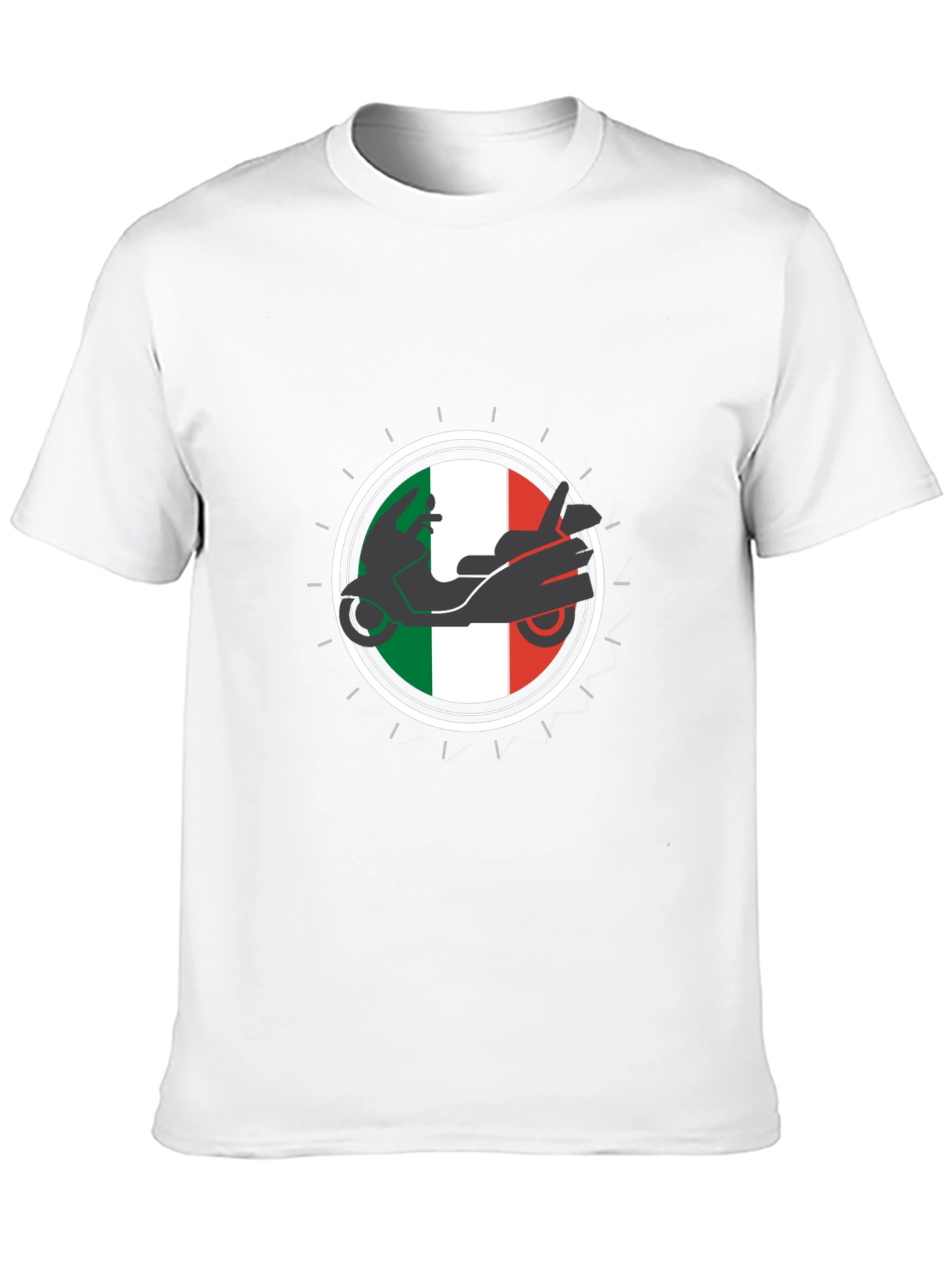 Italian Scooter Graphic T-Shirt