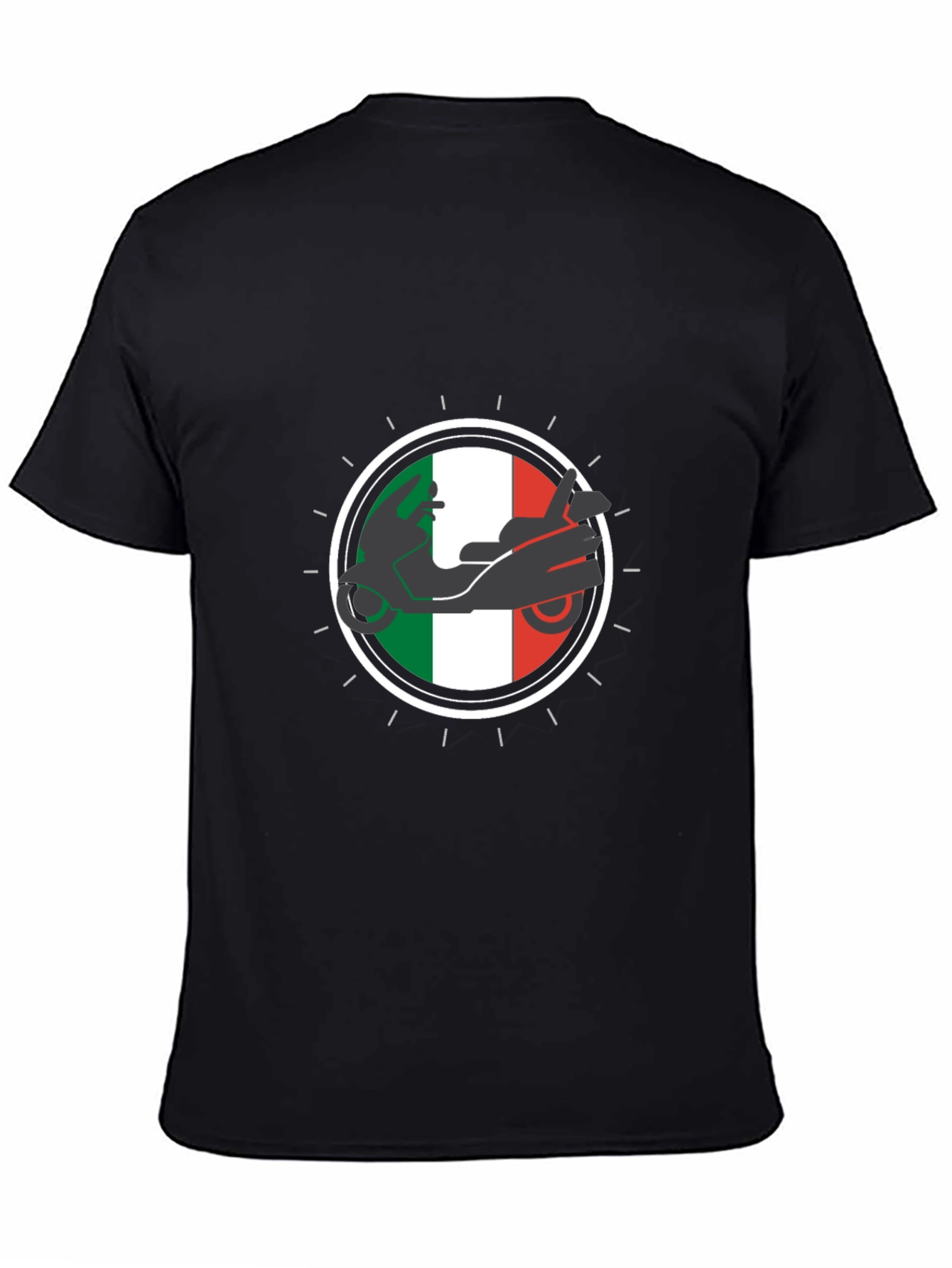 Italian Scooter Graphic T-Shirt