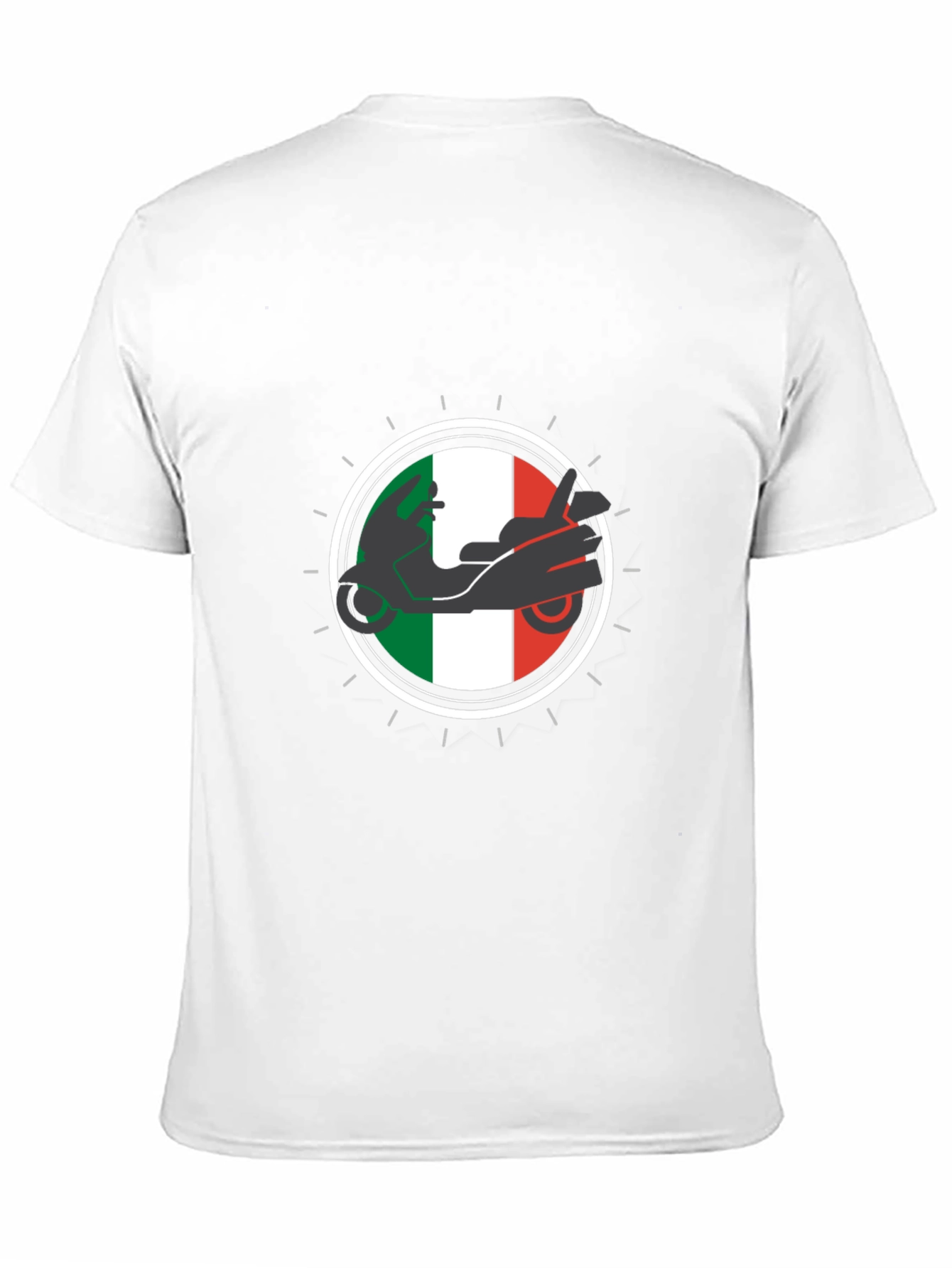 Italian Scooter Graphic T-Shirt