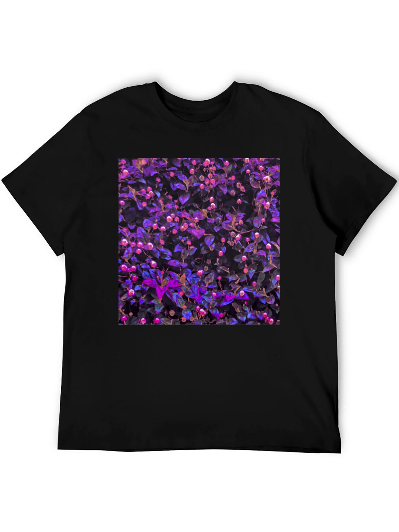 Floral Print Crew Neck T-Shirt