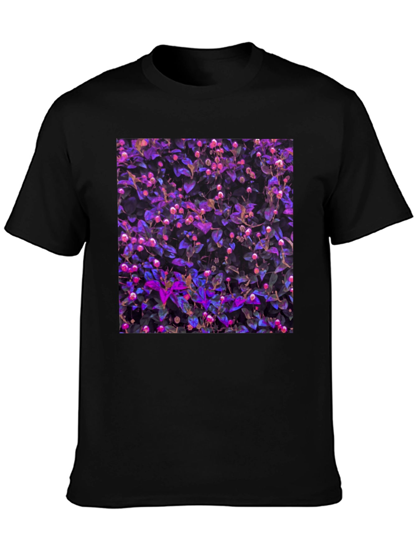 Floral Print Crew Neck T-Shirt