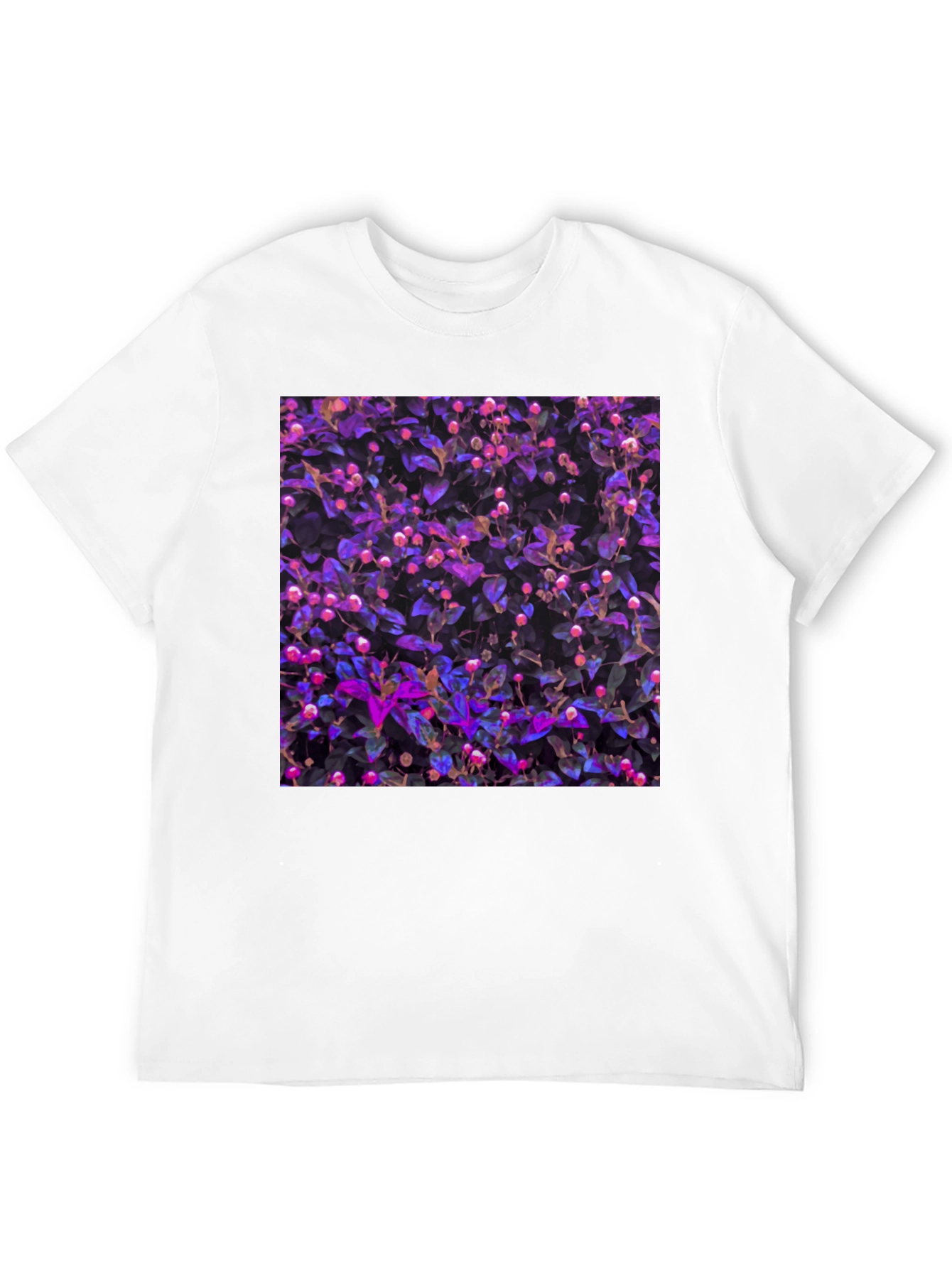 Floral Print Crew Neck T-Shirt