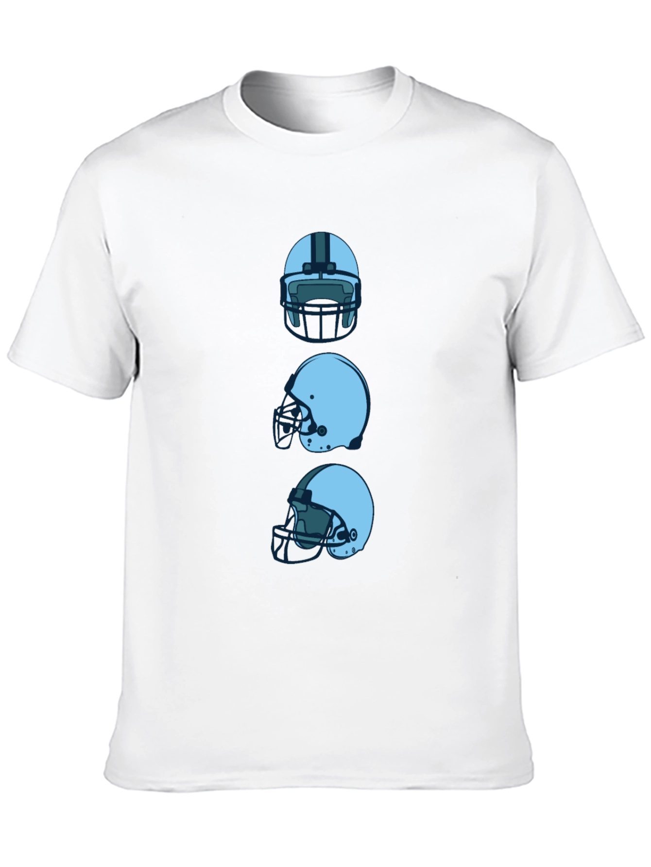 Football Helmet Graphic Tee - Black T-Shirt