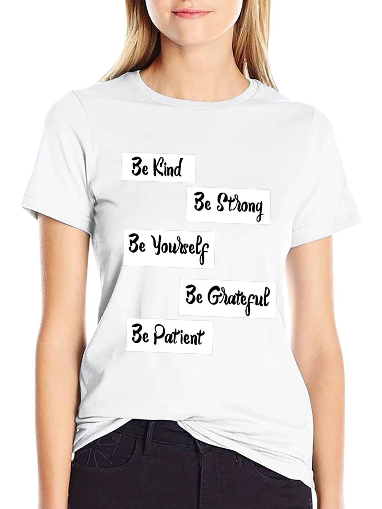 Inspirational Graphic T-Shirt - Be Kind Strong Yourself
