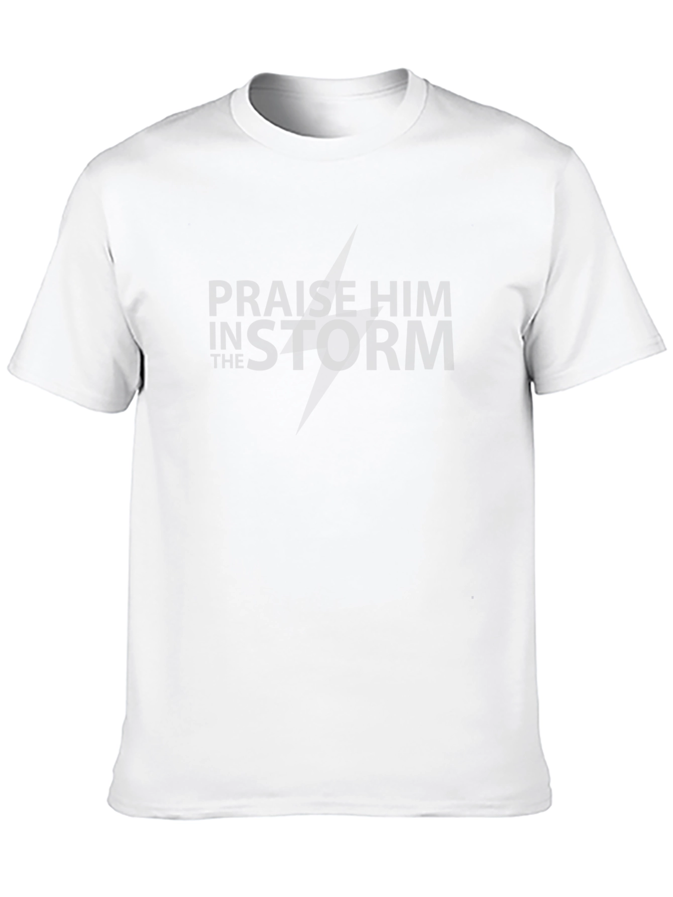 Praise Him in the Storm Black T-Shirt