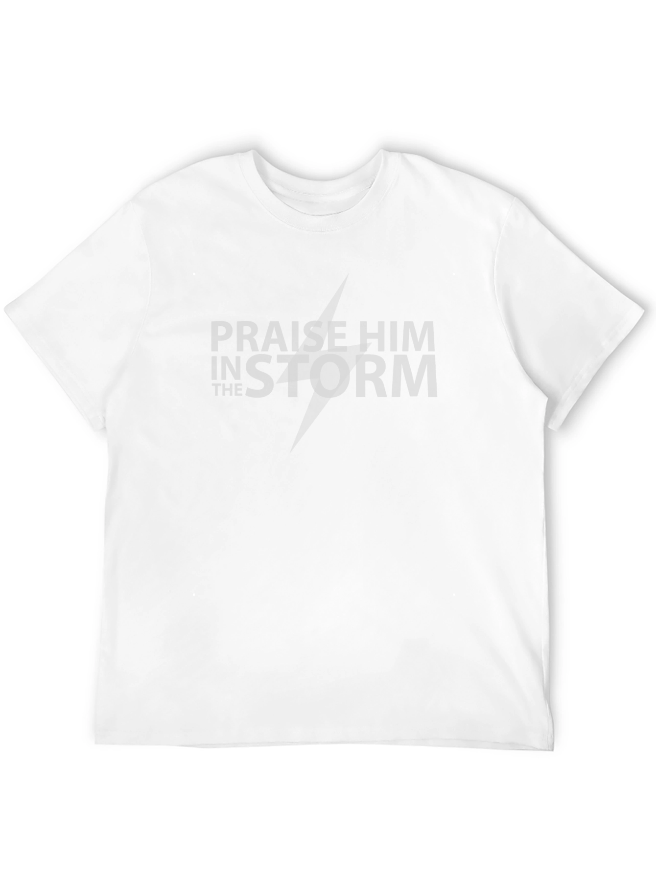 Praise Him in the Storm Black T-Shirt