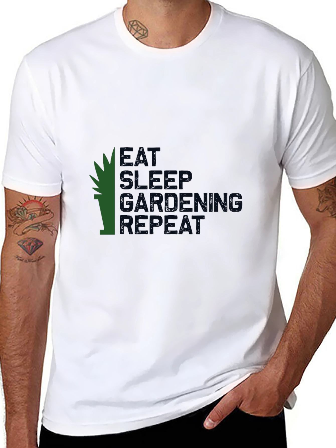 Eat Sleep Gardening Repeat T-Shirt