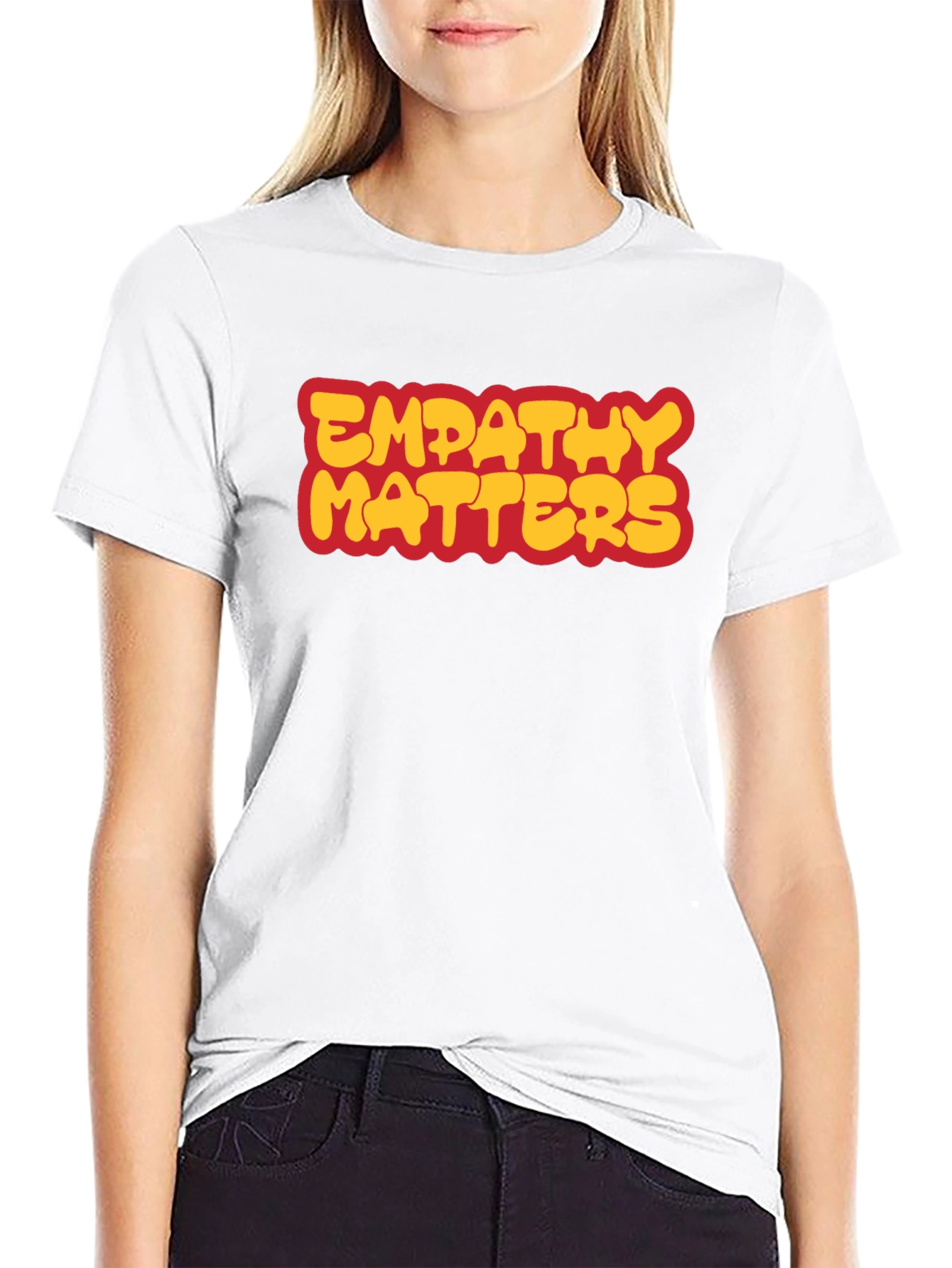 Empathy Matters Graphic Tee - Black