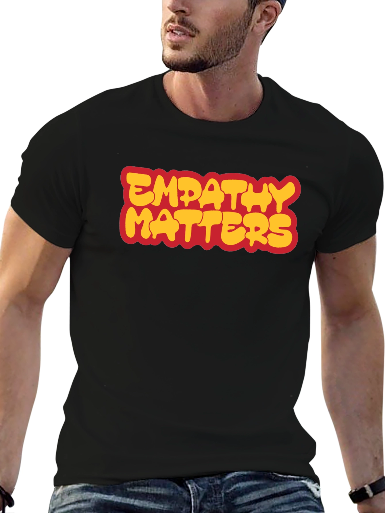 Empathy Matters Graphic Tee - Black