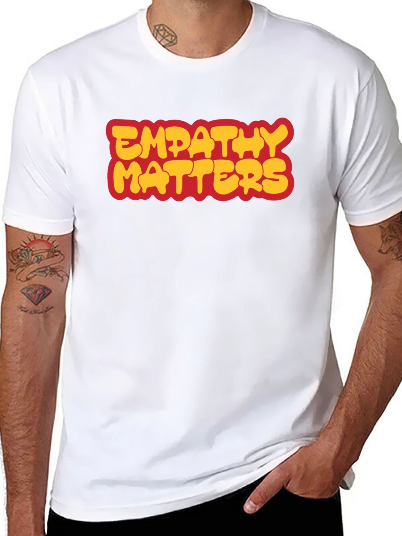 Empathy Matters Graphic Tee - Black